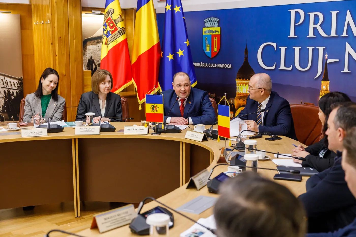 Delegație din Republica Moldova, primită azi la Consiliul Județean Cluj