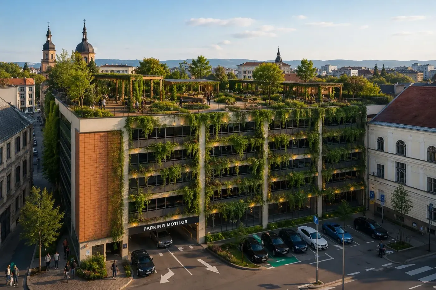 Parkingul Moților ar putea fi transformat într-o terasă verde de aproape 15 milioane de lei