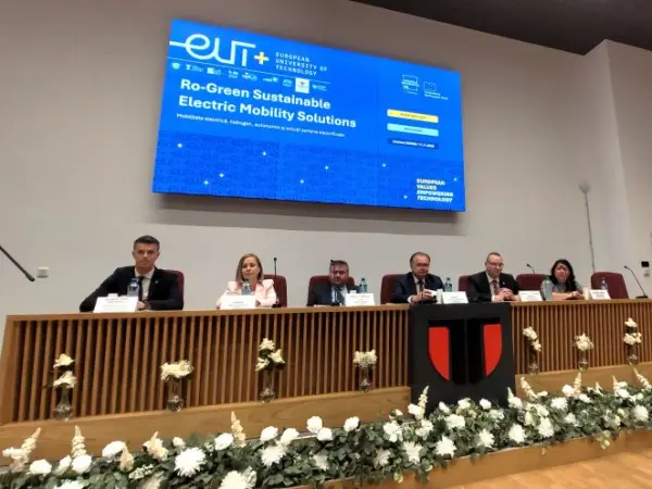 UTCN a lansat la Cluj un proiect de 76 milioane lei pentru autobuze autonome și concepte de AirTaxi electric