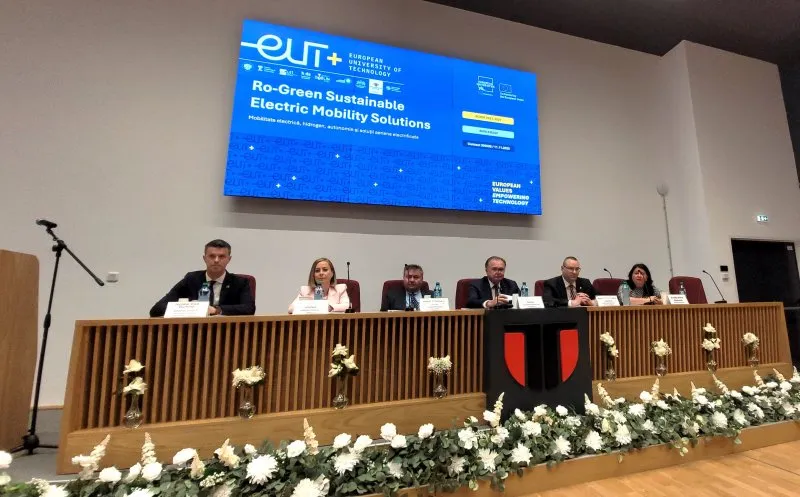 UTCN a lansat la Cluj un proiect de 76 milioane lei pentru autobuze autonome și concepte de AirTaxi electric